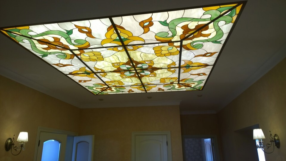 Заказать световой потолок с фотопечатью в г. Кувша